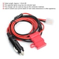 thumbnail image 4 of 1,5m 4.9 Pies 12 V Cigarrillo CARRO RADIO Cable De Alimentación Cable T En Forma De Cable De 2 Pinzas Para TM-201B, 4 of 7
