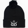 thumbnail image 3 of Dynamic Discs DD Logo Knit Pom Beanie Winter Disc Golf Hat, 3 of 5