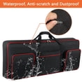 thumbnail image 4 of Funda para teclado SNIGJAT de 61 teclas blanda con bolsillos impermeables, 4 of 8