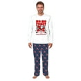 thumbnail image 3 of Hockey Santa Family Christmas Pajamas With Pockets, Ho Ho Ho Hockey Top And Bottoms, Cotton And Polyester, 3 of 7