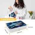 thumbnail image 5 of Shark PU Leather Jewelry Stand with Removable Compartment and Portable Display Case - Necklace and Travel Organizer, 5 of 6