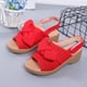 thumbnail image 5 of Nuevas sandalias de plataforma con nudo de lazo Sandalias de moda de boca de pez para mujer Wmkox8yii nm5386, 5 of 5