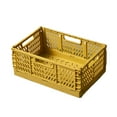 thumbnail image 2 of Sentmoon Desktop Folding Storage Basket Snack Stationery Sorting Storage Box Cosmetics And Miscellaneous Basket Fruit Basket Storage Basket, 2 of 6