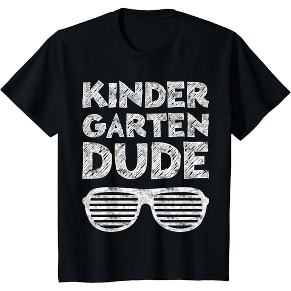 Kindergarten Dude T-Shirt Back To School Vintage Gifts Men Woman T-shirt