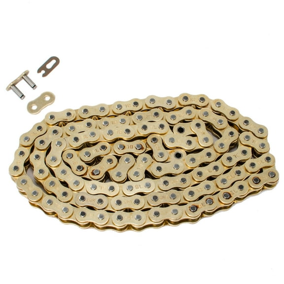 Max Motosports Gold Drive Chain for Honda CRF110F 2013-2021 / CRF70F 2004-2012 / XR70R 1997-2003