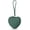 Green, variant on Genuine Leather Coin Purse for Women, Cute Heart-shaped Zipper Wristlet Change Pouch (Purple)
