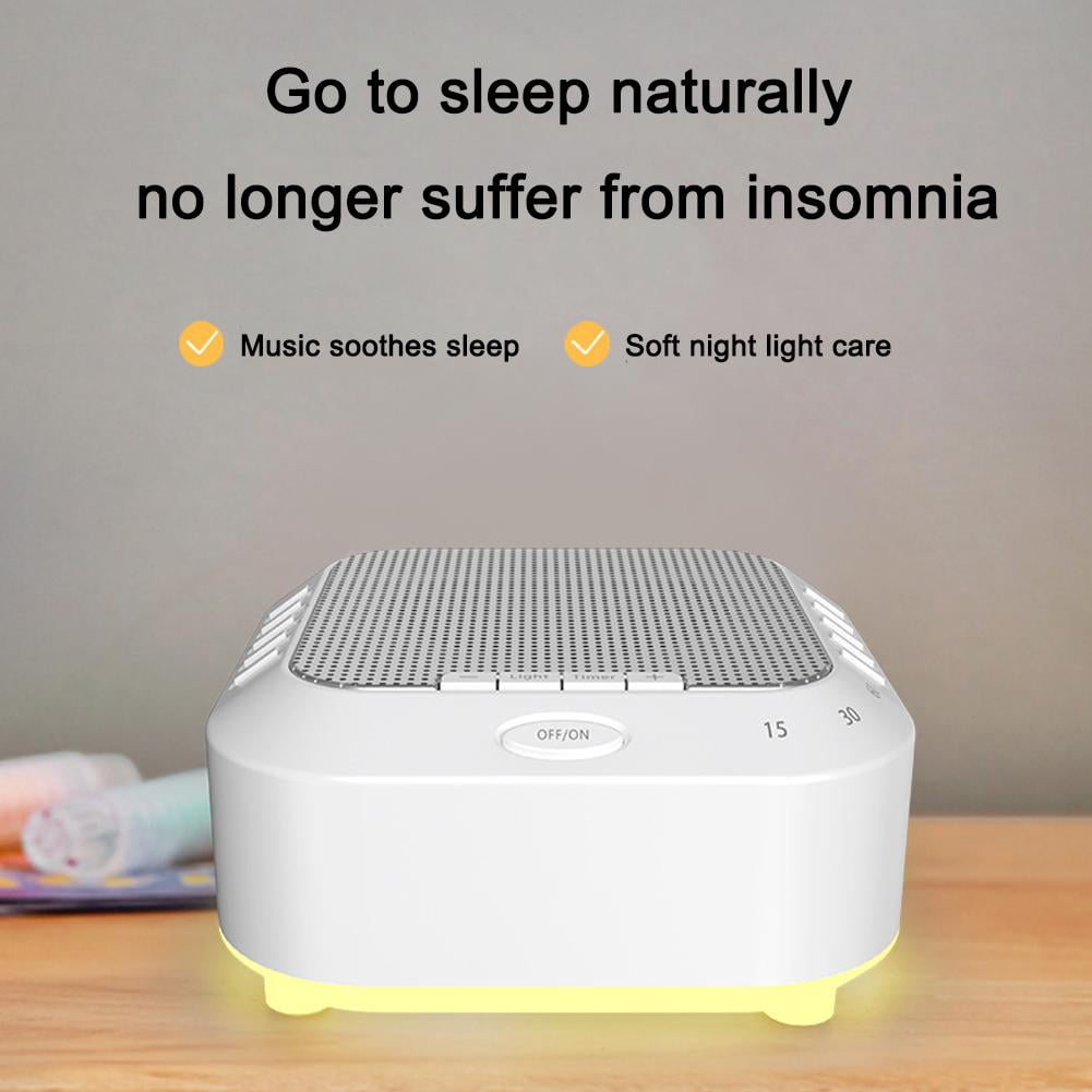 White Noise Sound Machine 28 Solfeggio Frequencies Rechargeable Portable Baby Soothing Sounds Sleep Machine Sound Sleep Therapy Machine Noise Machine Sleep White Sounds Machine Baby Stress bl