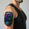 thumbnail image 3 of 3 Realistic Temporary Tattoos Waterproof Long Lasting Body Stickers Land Animals Rabbit Mouse Marmot Adult Men Women Tattoo Stickers Arm Forearm Thigh Back, 3 of 5