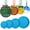 2inch, variant on Holiday Ornaments Resin Molds, 1 Pc Silicone Resin Ornaments Molds with Strings Epoxy Pendant Casting Molds, Round Shape Pendant Epoxy Resin Molds, DIY Crafts Jewelry Keychain Making Decorations