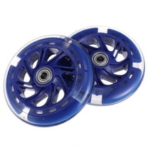 HINTRMENT Scooter Wheels Blue 2Pcs 12X12CM