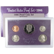1986 Clad Proof Set U.S. Mint Original Government Packaging OGP