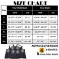 thumbnail image 3 of Waist Shaper, MISS MOLY Trainers Latex Vest Adjustable Strapes with Zipper and Hook Firm Control, 3 of 6