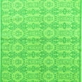 thumbnail image 1 of Ahgly Company Indoor Square Abstract Green Modern Area Rugs, 7' Square, 1 of 4