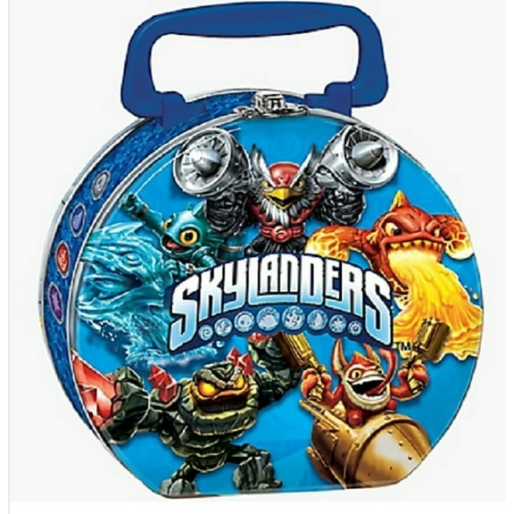 Party Favors - Skylanders - Collectible Tin Box - Round - Blue