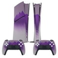 thumbnail image 2 of Skin Sticker for PS5 Slim Standard PS5 Pro Disc Digital Edition Console and Controllers Decals for Playstation 5 (Dark Purple Gradient,PS5 Slim Disc Edition), 2 of 5