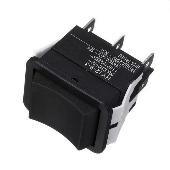 For Hy12-9-3 On Off On Rocker Switch 125/250V 18/20A Pushbutton Switch 6Pins