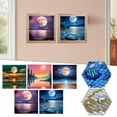 thumbnail image 4 of SharkTRUE Moonlight Beach Diamond Art Painting Kits for Adults, 5D Seaside Moon Diamond Art Kits for Beginners, DIY Full Drill Paint with Diamond, Home Wall Decor 12 x 16 Inch, 4 of 9