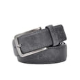 thumbnail image 1 of Qarigey Cinturón Cintura elástica Aleación de cuero de imitación Durable Clásico Cinturones simples Hombres Adultos Ropa Accesorios Trabajo en el Cinturones Gris 115cm Qarigey AP016448-11, 1 of 6