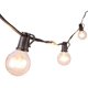 thumbnail image 1 of G40 25 Luces de patio al aire libre Luces de cadena LED para exteriores para jardín, bistró, decoración de fiestas, negro Sin marca Guirnaldas de luces, 1 of 5