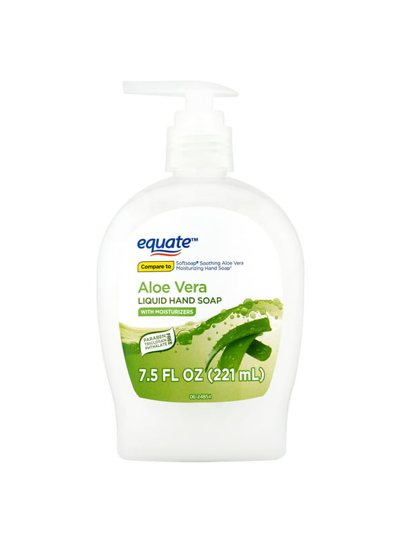 Equate Aloe Vera Liquid Hand Soap with Moisturizers, 7.5 fl oz