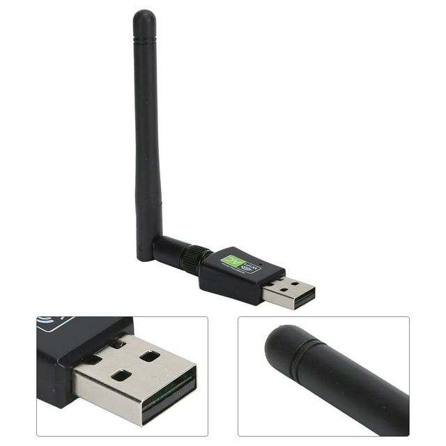 USB Wifi Adapter, USB2.0 Adapter Black 600Mbps For For Laptop Computer