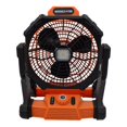 thumbnail image 1 of Ventilador portátil de Camping Zulema con lámpara LED y batería recargable 15000 mAh 27x21,3x35,8 cm, 1 of 8