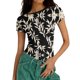thumbnail image 3 of Xuyuer Womens Short Sleeve Sweater Tops Crewneck Basic Knit Pullover Lightweight Casual Sweaters Blouse Dressy Casual Summer T Shirts Loose Fit Business Work Clothes Blouses, 3 of 6