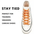 thumbnail image 5 of 3pair Double Layers Flat Boot Shoelaces Strings Orange for Sneakers Adults Kids, 5 of 7