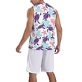 thumbnail image 5 of Rocae Ornamental Turtles for Men's Basketball Jersey Lightweight and Breathable Athletic Tank Top,Quick-Drying Sports Jersey XX-Large, 5 of 9