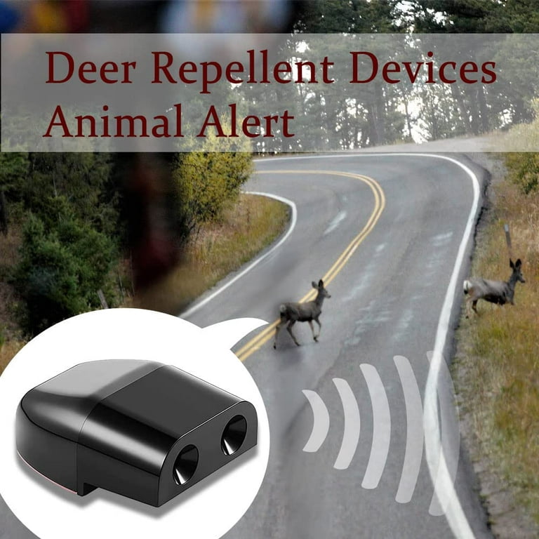 MAIKER 12PCS Deer Whistles for Car Vehicles Dual Construction