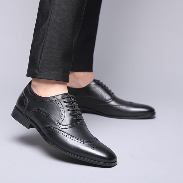Zapatos brogue de corte bajo con cordones para uso formal, informal, cómodo y profesional para hombres Wmkox8yii 123q2367