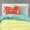 thumbnail image 2 of Carolines Treasures 6140PILLOWCASE Chaises Rouges Patio Vue Tissu Taie d'Oreiller Standard, 2 of 2
