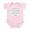 Petal Pink, variant on CafePress - Correlation Infant Bodysuit - Baby Light Bodysuit, Size Newborn - 24 Months