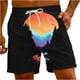 thumbnail image 2 of Puntoco Pantalones Cortos Con Estampado Hawaiano Para Hombre, Pantalones Cortos Con Bolsillo Y Cordón, Pantalones Cortos Para Hombre, 2 of 6
