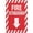 Warning Sign 1, variant on Fire Exit - Do Not Block - Keep Clear Sign for Business 8"x12", Rust Free Aluminum UV Printed 4 Pre-Drilled Holes Durable Weatherproof, Indoor Outdoor Use