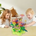 thumbnail image 6 of Yannianjz Kids Toys Under $5 Flower Building Toy Set, Flower Garden Building Toys for Girls Boys 3 4 5 6 7 Year Old, Educational Build Garden Toy, Kids Toddler Birthday Gift, 6 of 6
