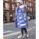 thumbnail image 2 of Niños Niñas Abrigos Chaquetas brillantes Invierno Grueso Nieve Abajo A mitad del muslo Acolchado Piel cálida Con capucha-, 2 of 5
