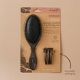 thumbnail image 5 of Danielle Creations Eco Natural Bristle Oval Paddle Detangling Hair Brush & Separating Clips, 5 of 5