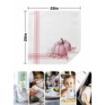 thumbnail image 4 of Pink Pumpkin Cloth Napkins Set of 8 Reusable Dinner Napkins, Thanksgiving Fallen Leaves Autumn Stripe Cocktail Napkin Washable Table Napkins for Wedding/Holiday Party/Baby Shower 20"x20", 4 of 7