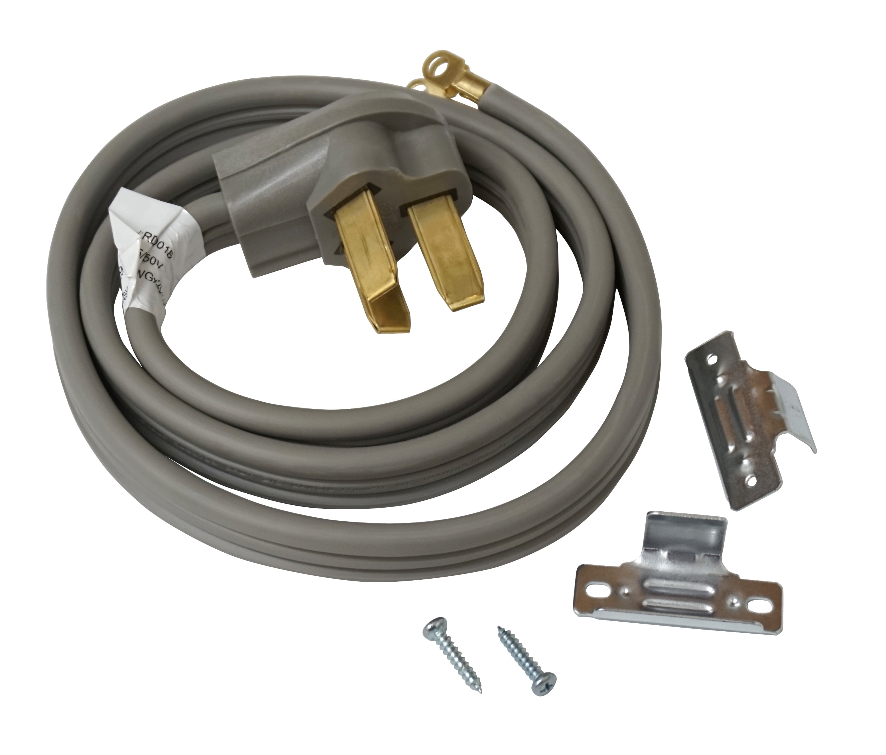 Certified Appliance 10-Foot 3-Wire Dryer Power Cord | 3-Prong, Gray, 30 Amp | Part #90-1028