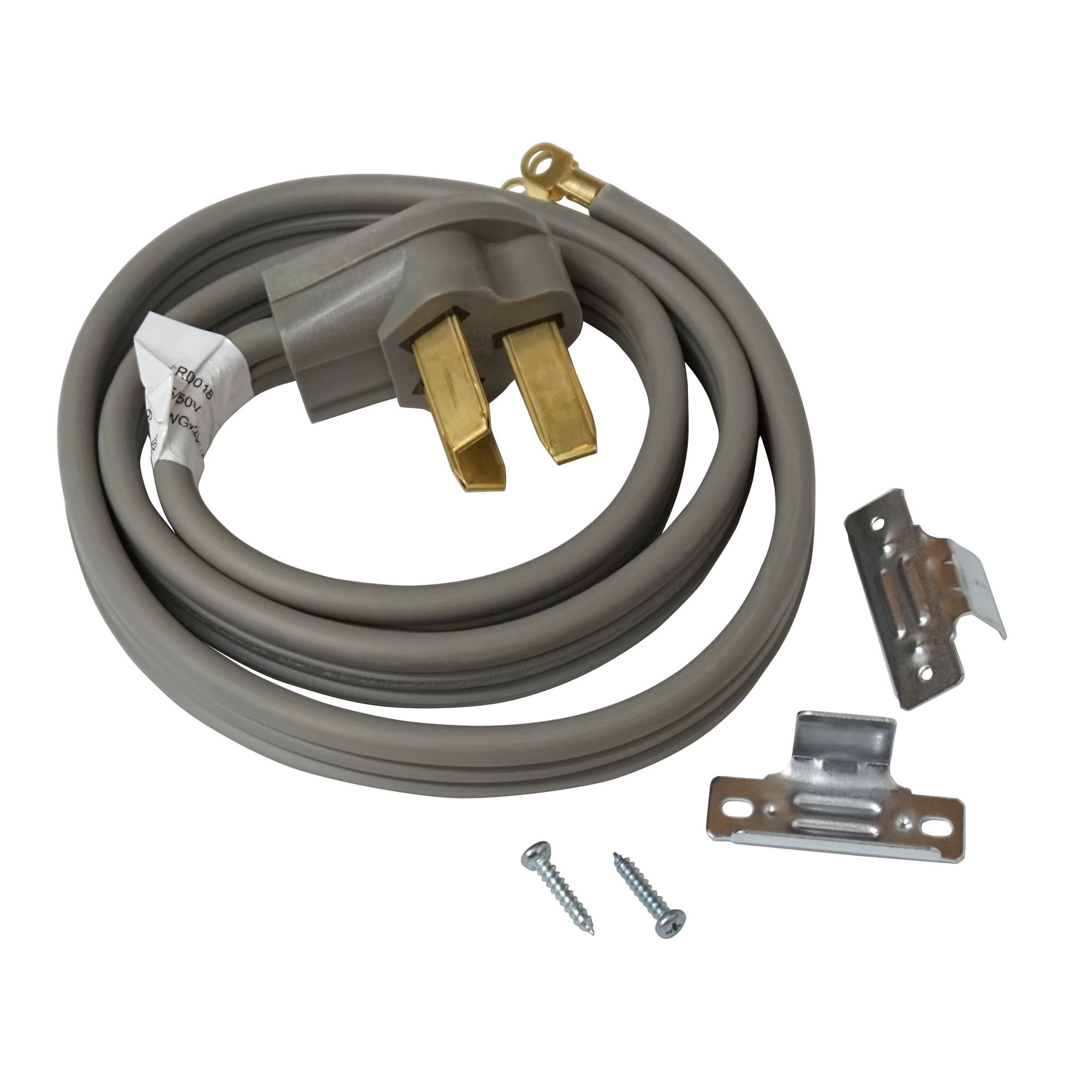 Electrical Range 4' Power Cord, 40 Amp, 3 Prong Wire, 125/250V, SRC3-40-4