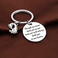 thumbnail image 3 of Zuo Bao Sympathy Gift for Loss of a Loved One Baby Loss Remembrance Jewelry Miscarriage Keyring Baby Memorial Gift Hold You in My Heart, 3 of 4