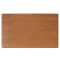 thumbnail image 6 of Baxton Studio Riordan Mid-Century Modern Dark Brown Faux Leather Upholstered and Walnut Brown Finished Wood 3-Piece Dining Nook Set, 6 of 10