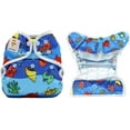 thumbnail image 5 of KaWaii Baby 6 One Size Happy Leak-Free Cloth Diaper Covers, Double Waterproof Layer Adjustable for Baby Girl, 8-36 lbs, 5 of 14