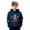 Swt 40# Navy, variant on WAYUTE Girls Sweatshirts Cow Print Cute Hooded Sweatshirt for Boys Soft Pullover Kids Casual Hoodie with Pocket