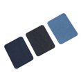 thumbnail image 2 of 3pcs DIY Patches Rectangular Jean Fabric Thickened Cloth Paste Garment Sewing Accessories, 2 of 9