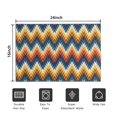 thumbnail image 5 of Orange Geometric Pattern Door Rugs,Washable Non Slip Door Mats Indoor,Decorative Door Mats,Entry Mat Indoor for Entrance,Bedroom,Kitchen,Bathroom,16"x24", 5 of 6