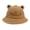 Khaki, variant on All Season Minimalist Bucket Hat Soft Cotton UV Shield Foldable Packable Fisherman Hat for Outdoor Sports Vacation