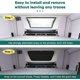 thumbnail image 3 of 16x16In Thickened Magnetic Window Shade, Blackout Ventilation Cover, 3 of 5