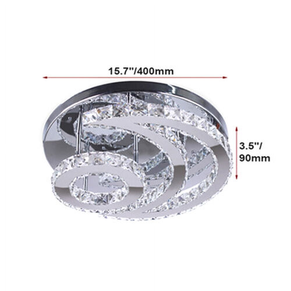 Modern LED Crystal Chandeliers Ceiling Light Fixtures Bedroom Pendant Lighting